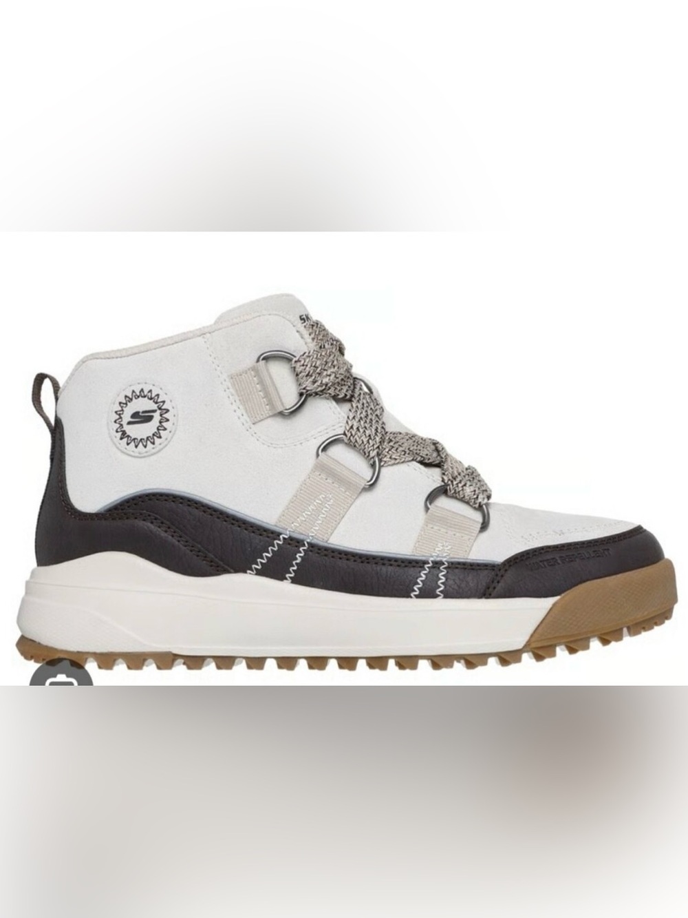 Skechers Relaxed Fit: Yana-Collins Landing Natural/Brown Boot 8 - Picture 2 of 7